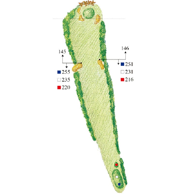 Hole 1 diagram